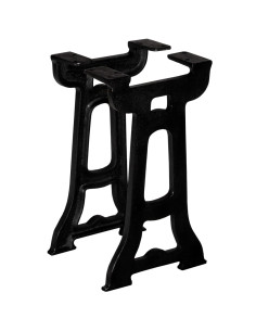 Gambe per Panca 2 pz a Forma di Y in Ghisa