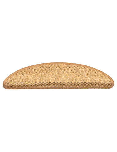 Tappeti Autoadesivi Scale Aspetto Sisal 30 pz 56x17x3 cm Sisal