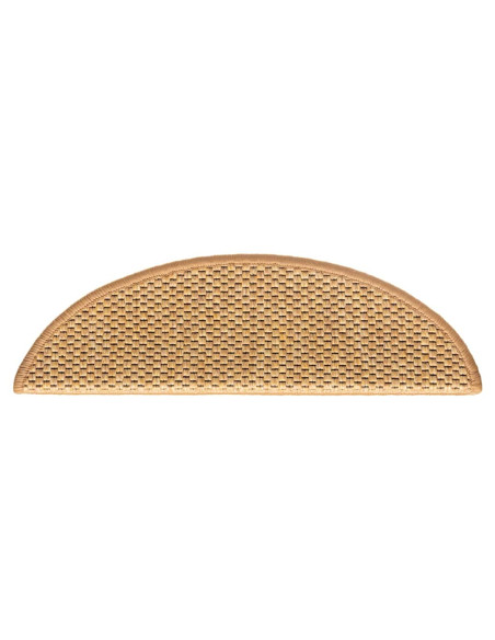 Tappeti Autoadesivi Scale Aspetto Sisal 30 pz 56x17x3 cm Sisal