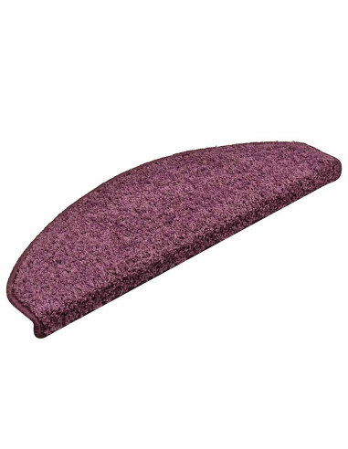 Tappetini per Scale 30 pz Viola Scuro 65x21x4 cm