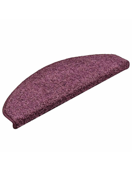 Tappetini per Scale 30 pz Viola Scuro 65x21x4 cm