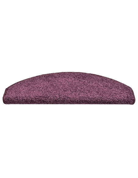 Tappetini per Scale 30 pz Viola Scuro 65x21x4 cm