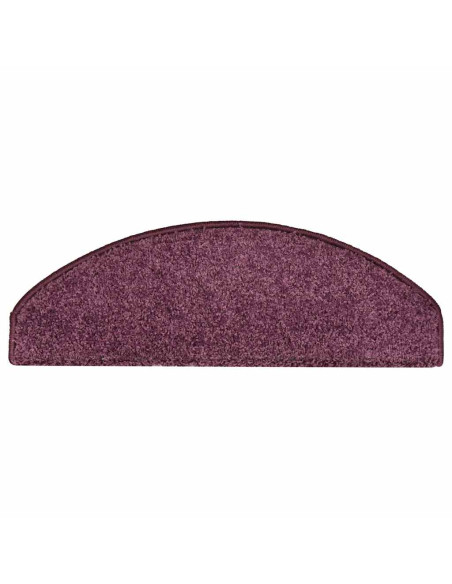Tappetini per Scale 30 pz Viola Scuro 65x21x4 cm