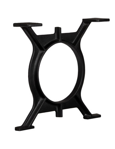 Gambe per Tavolino da Caffè 2 pz a Forma di O in Ghisa