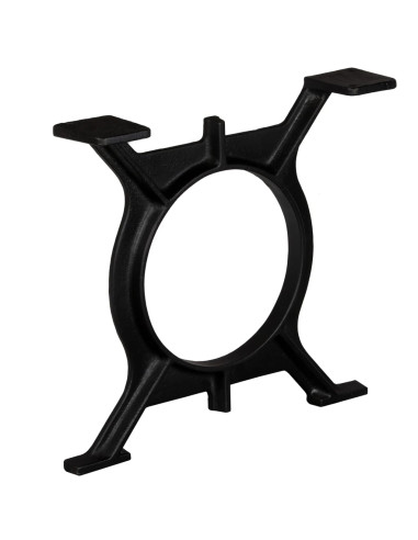Gambe per Tavolino da Caffè 2 pz a Forma di O in Ghisa