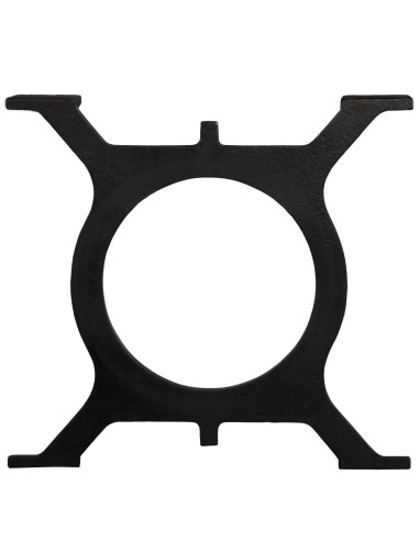 Gambe per Tavolino da Caffè 2 pz a Forma di O in Ghisa