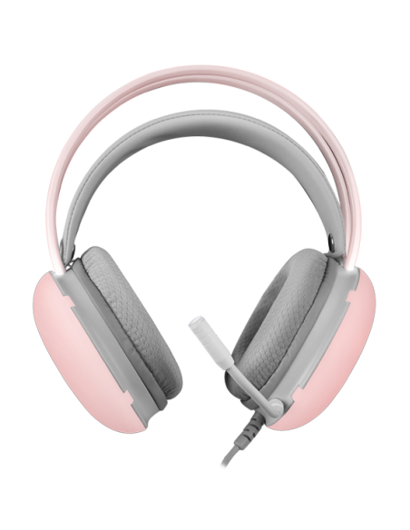 MARSGAMING GAMING CUFFIA+MIC MH-GLOWP ROSA FULL CHROMA 360