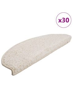 Tappetini per Scale 30 pz Bianchi 65x21x4 cm