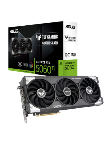 ASUS TUF Gaming TUF-RTX5060TI-O16G-GAMING NVIDIA GeForce RTX 5060 Ti 16 GB GDDR7