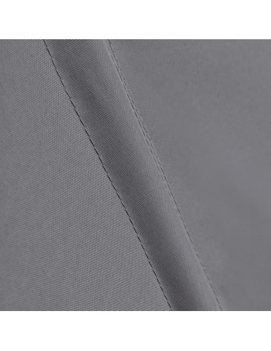 Tenda Laterale per Balcone Pieghevole Grigia 140x140 cm