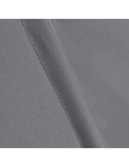 Tenda Laterale per Balcone Pieghevole Grigia 140x140 cm