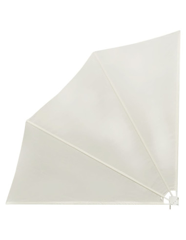 Tenda Laterale per Balcone Pieghevole Crema 140x140 cm