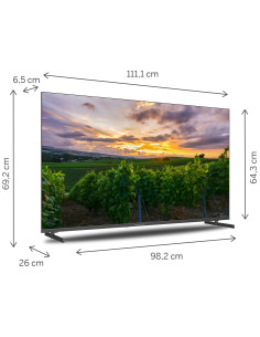 TV 50 THOMSON 4K QLED SMART UHD T2/C2S2 ANDROID 11 FRAMELESS