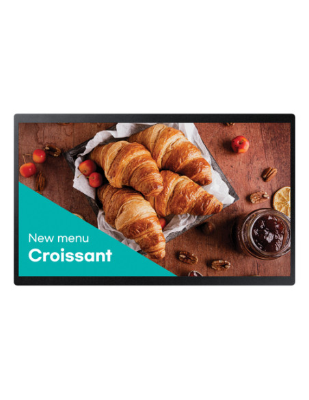 Samsung QB24C Pannello piatto per segnaletica digitale 61 cm (24") LED Wi-Fi 250 cd/m² Full HD Nero Processore integrato Tizen 