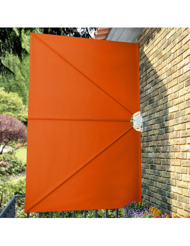 Tenda Laterale per Terrazza Pieghevole Terracotta 300x200 cm