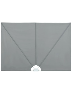 Tenda Laterale per Terrazza Pieghevole Grigio 300x200 cm