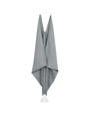 Tenda Laterale per Terrazza Pieghevole Grigio 300x200 cm