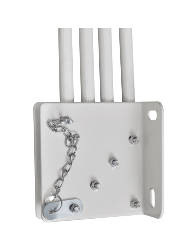 Tenda Laterale per Balcone Pieghevole Terracotta 140x140 cm