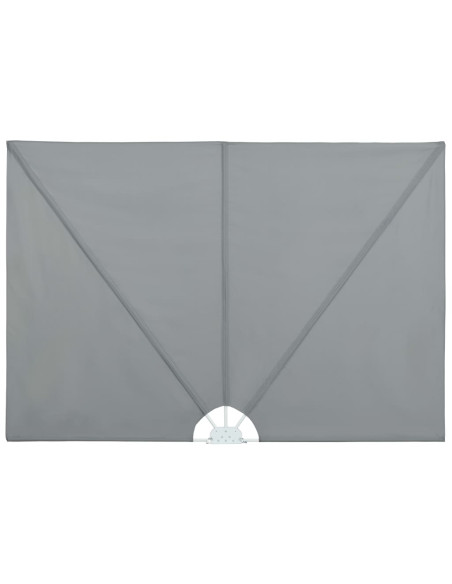 Tenda Laterale per Terrazza Pieghevole Grigio 400x200 cm