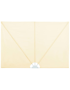 Tenda Laterale per Terrazza Pieghevole Crema 300x200 cm