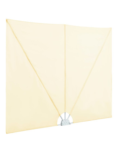 Tenda Laterale per Terrazza Pieghevole Crema 300x200 cm