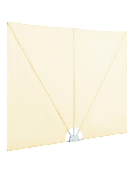 Tenda Laterale per Terrazza Pieghevole Crema 300x200 cm
