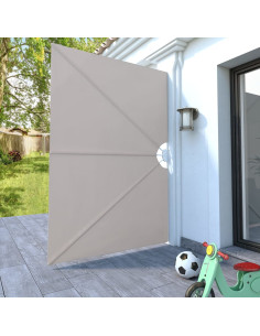Tenda Laterale per Terrazza Pieghevole Crema 240x160 cm 2