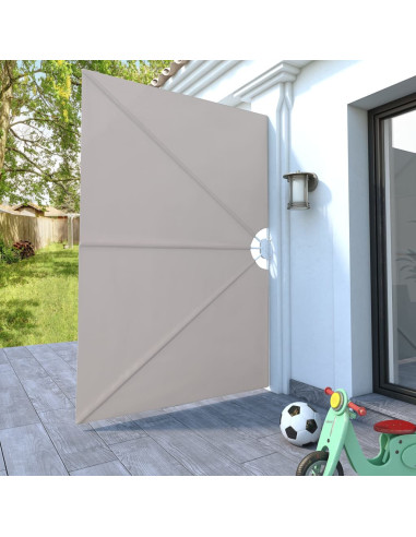 Tenda Laterale per Terrazza Pieghevole Crema 240x160 cm