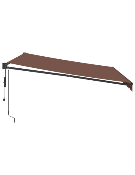 Tenda da Sole Retrattile Automatica 400x300 cm Marrone