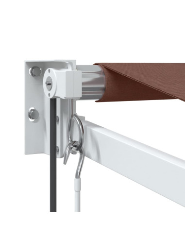 Tenda da Sole Retrattile Automatica Marrone 500x300 cm