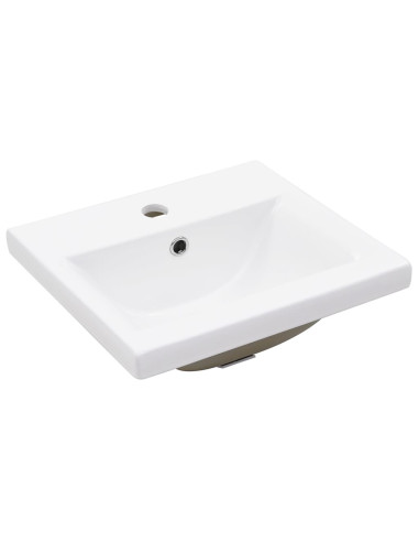 Mobile Bagno e Lavabo Integrato Grigio Sonoma Legno Multistrato