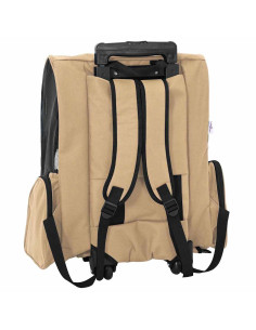 Carrello per Animali 3 in 1 Design Sabbia 48x32x57 cm Tessuto Oxford 2