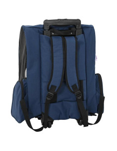 Carrello per animali domestici 3 in 1 Design Blu 48x32x57 cm Tessuto Oxford 2