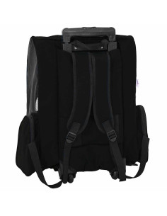 Carrello per Animali 3 in 1 Design Nero 48x32x57 cm Tessuto Oxford 2