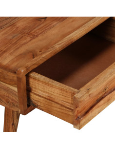 Tavolino da Caffè Massello con Cassetto Intagliato 100x50x40 cm