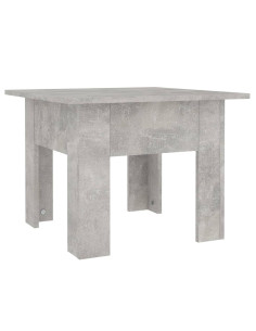 Tavolino da Caffè Grigio Cemento 55x55x42 cm in Truciolato