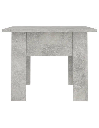 Tavolino da Caffè Grigio Cemento 55x55x42 cm in Truciolato