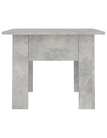 Tavolino da Caffè Grigio Cemento 55x55x42 cm in Truciolato
