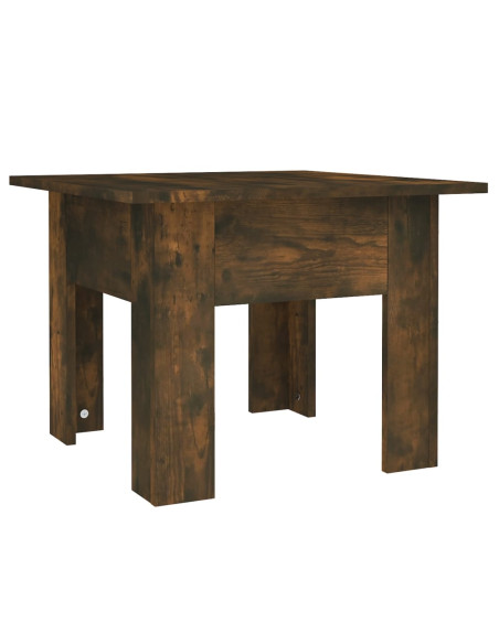 Tavolino da Salotto Rovere Fumo 55x55x42 cm in Truciolato