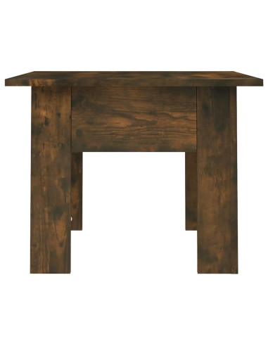 Tavolino da Salotto Rovere Fumo 55x55x42 cm in Truciolato