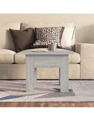 Tavolino da Salotto Grigio Sonoma 55x55x42 cm in Truciolato
