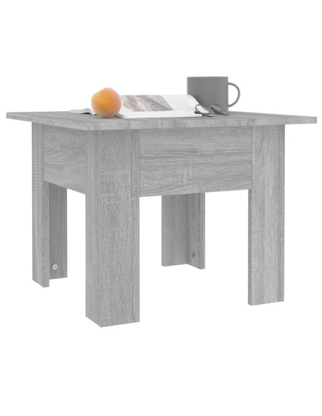 Tavolino da Salotto Grigio Sonoma 55x55x42 cm in Truciolato