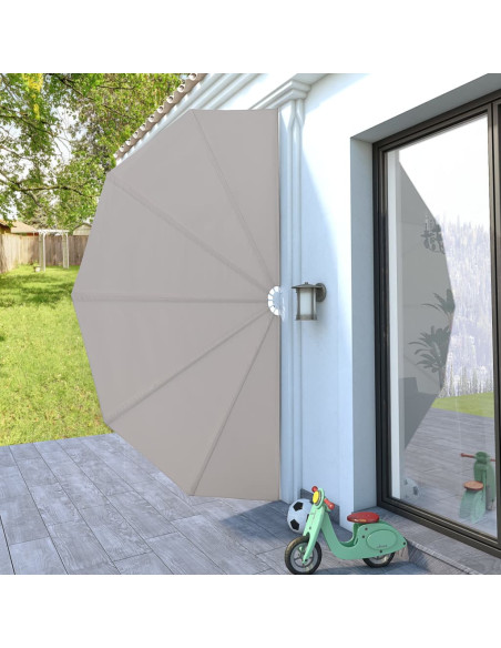 Tenda Laterale per Terrazza Pieghevole Crema 200 cm