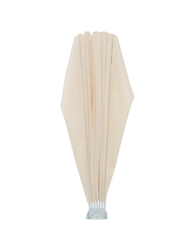 Tenda Laterale per Terrazza Pieghevole Crema 160 cm