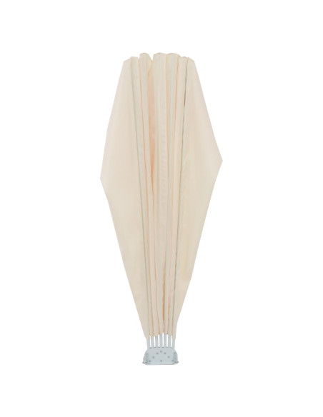 Tenda Laterale per Terrazza Pieghevole Crema 160 cm