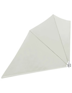 Tenda Laterale per Balcone Pieghevole Crema 160x240 cm 2