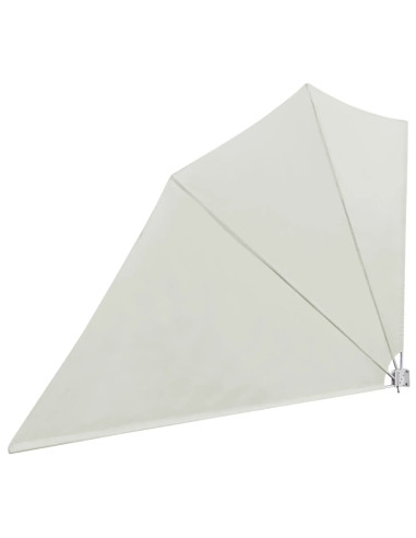 Tenda Laterale per Balcone Pieghevole Crema 160x240 cm