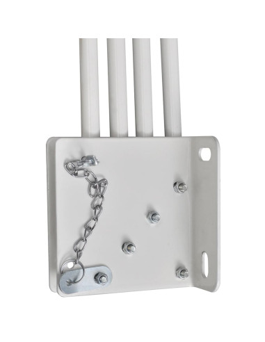 Tenda Laterale per Balcone Pieghevole Crema 160x240 cm