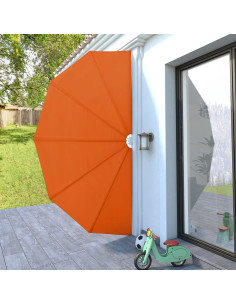 Tenda Laterale per Terrazza Pieghevole Terracotta 200 cm 2