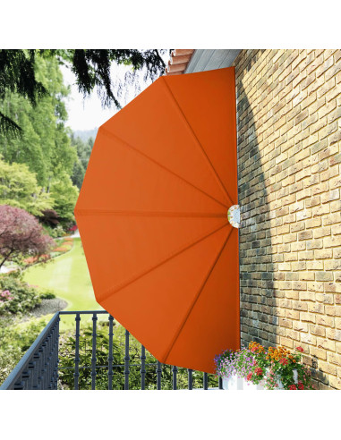 Tenda Laterale per Terrazza Pieghevole Terracotta 200 cm